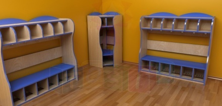 Szatnia TOSIA jednostronna narożna