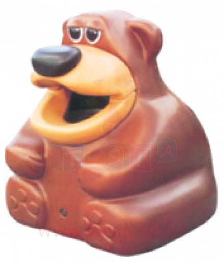 Kosz na śmieci Niedźwiedź